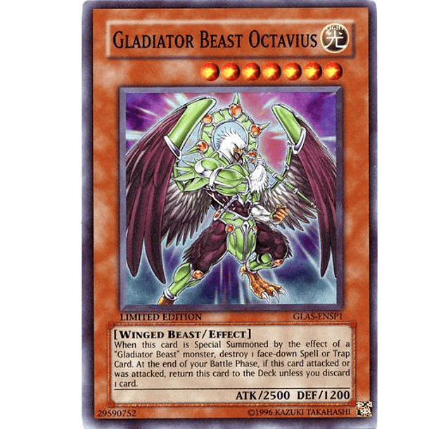 Gladiator Beast Octavius - GLAS-ENSP1 - Super Rare