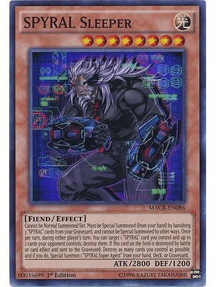 SPYRAL Sleeper - MACR-EN086 - Super Rare