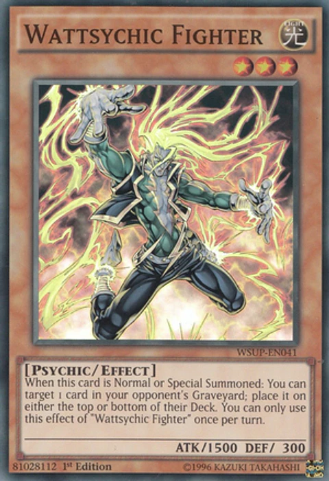 Wattsychic Fighter - WSUP-EN041 - Super Rare