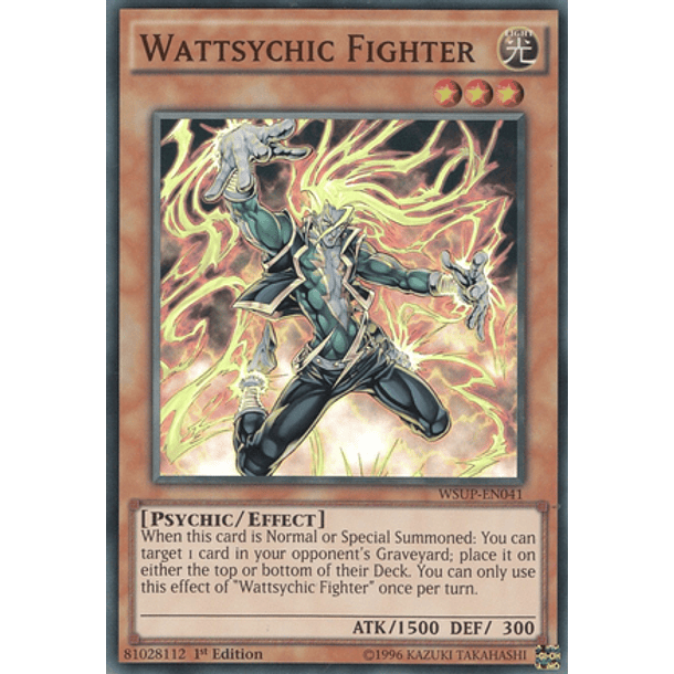 Wattsychic Fighter - WSUP-EN041 - Super Rare