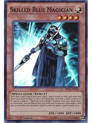 Skilled Blue Magician - SECE-EN032 - Super Rare 