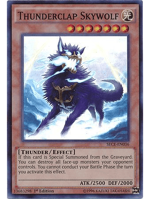 Thunderclap Skywolf - SECE-EN036 - Super Rare