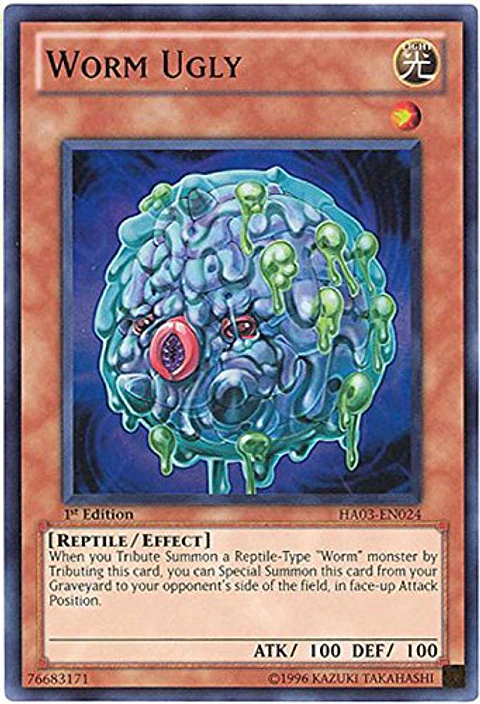 Worm Ugly - HA03-EN024 - Super Rare