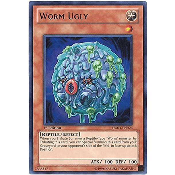 Worm Ugly - HA03-EN024 - Super Rare