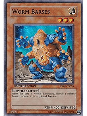 Worm Barses - HA01-EN018 - Super Rare