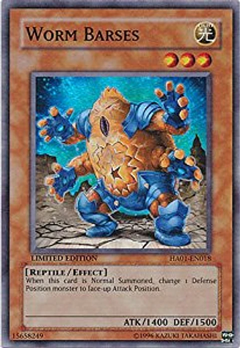 Worm Barses - HA01-EN018 - Super Rare