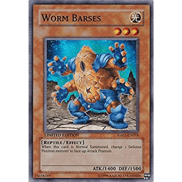 Worm Barses - HA01-EN018 - Super Rare