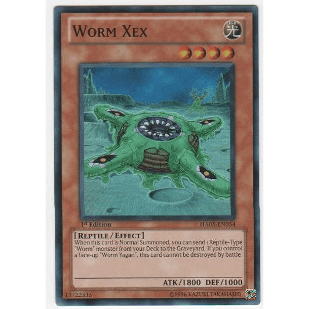 Worm Xex - HA03-EN054 - Super Rare