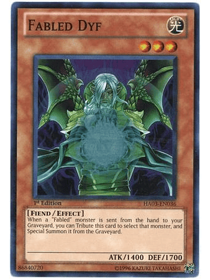Fabled Dyf - HA03-EN036 - Super Rare
