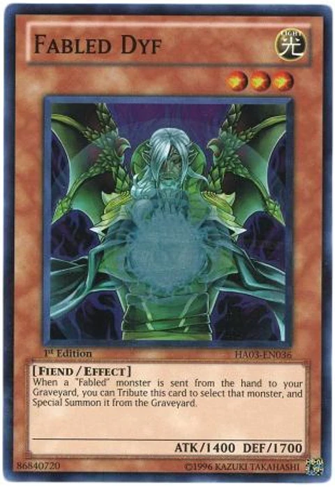 Fabled Dyf - HA03-EN036 - Super Rare