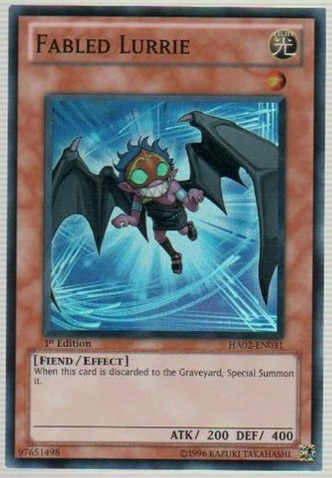 Fabled Lurrie - HA02-EN031 - Super Rare