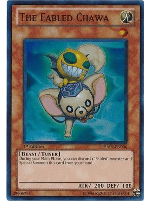 The Fabled Chawa - HA04-EN006 - Super Rare