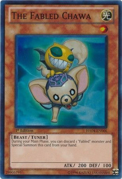 The Fabled Chawa - HA04-EN006 - Super Rare