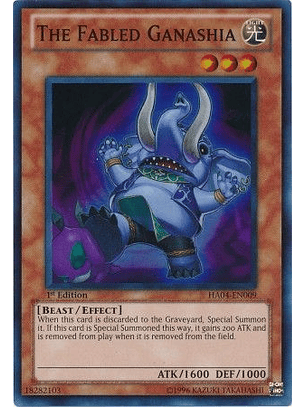 The Fabled Ganashia - HA04-EN009 - Super Rare