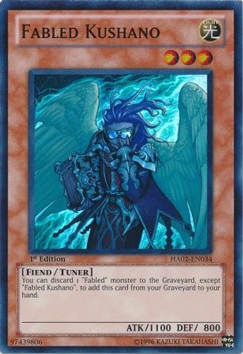 Fabled Kushano - HA02-EN034 - Super Rare