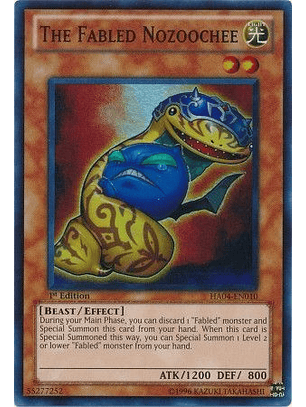 The Fabled Nozoochee - HA04-EN010 - Super Rare