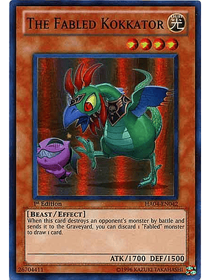 The Fabled Kokkator - HA04-EN042 - Super Rare