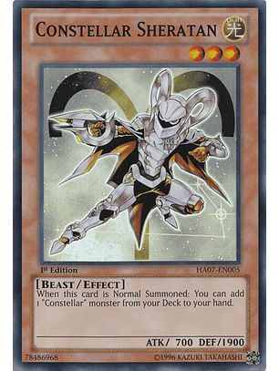 Constellar Sheratan - HA07-EN005 - Super Rare