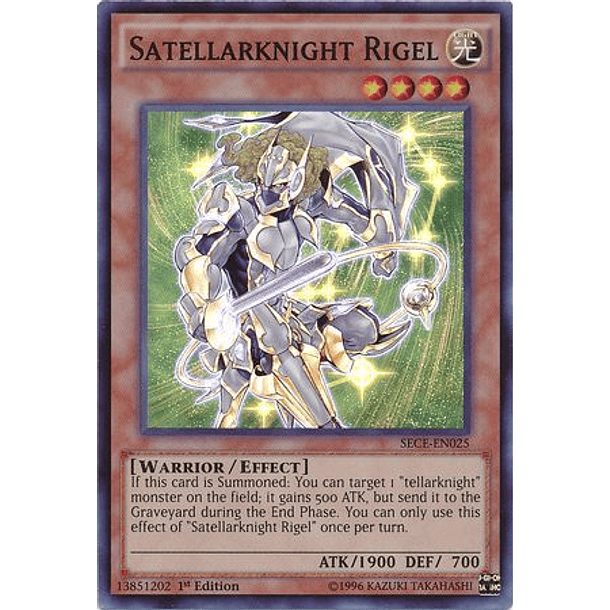 Satellarknight Rigel - SECE-EN025 - Super Rare 