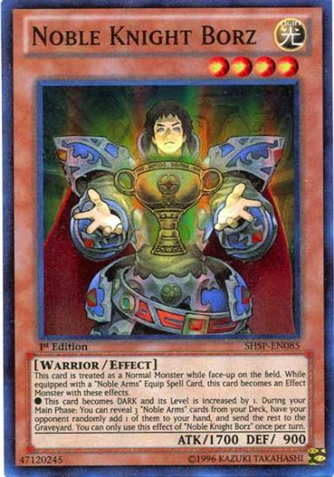 Noble Knight Borz - SHSP-EN085 - Super Rare 