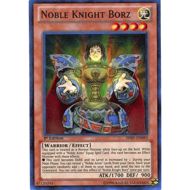 Noble Knight Borz - SHSP-EN085 - Super Rare 