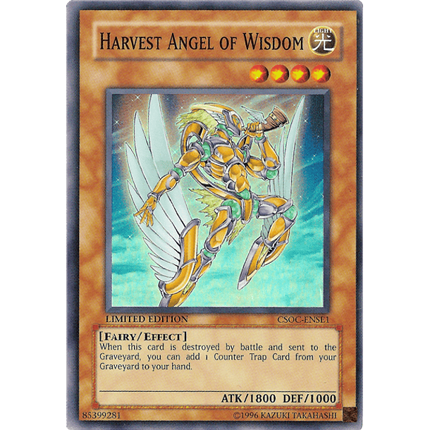 Harvest Angel of Wisdom - CSOC-ENSE1 - Super Rare