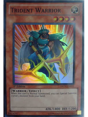 Trident Warrior - DREV-EN015 - Super Rare 