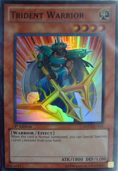 Trident Warrior - DREV-EN015 - Super Rare 