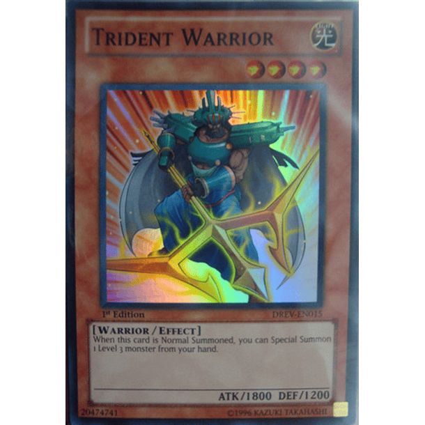 Trident Warrior - DREV-EN015 - Super Rare 