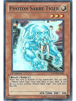 Photon Sabre Tiger - PHSW-EN081 - Super Rare