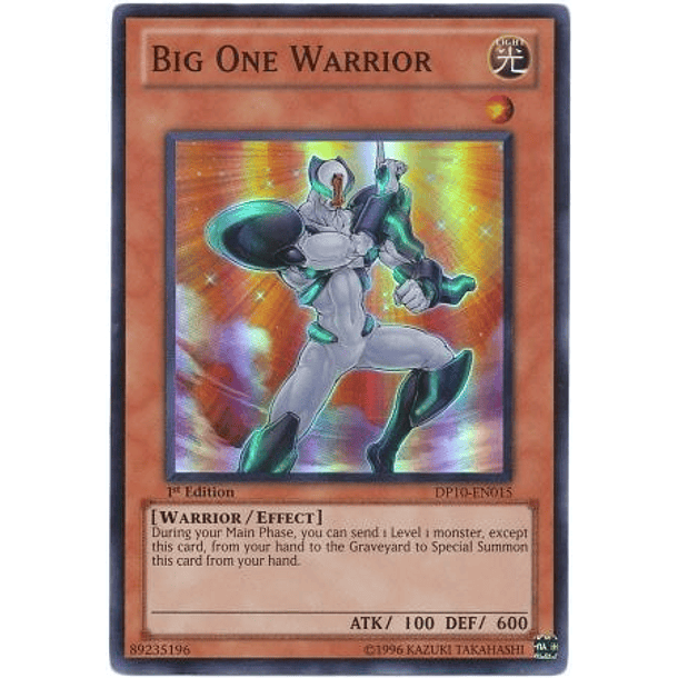 Big One Warrior - DP10-EN015 - Super Rare