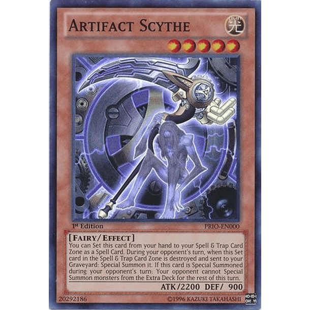 Artifact Scythe - PRIO-EN000 - Super Rare