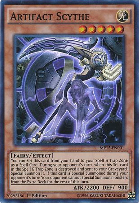 Artifact Scythe - MP15-EN001 - Super Rare 