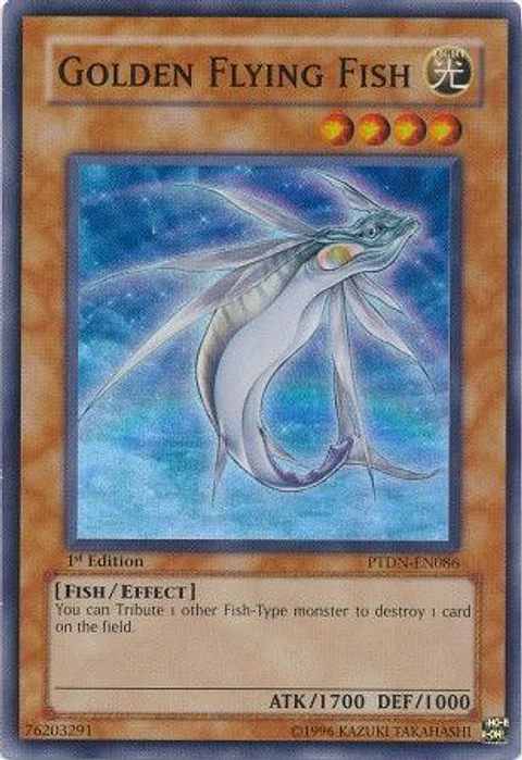 Golden Flying Fish - PTDN-EN086 - Super Rare