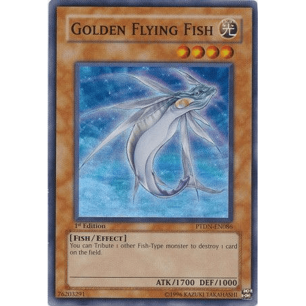 Golden Flying Fish - PTDN-EN086 - Super Rare