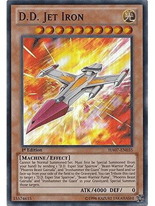 D.D. Jet Iron - HA07-EN035 - Super Rare 