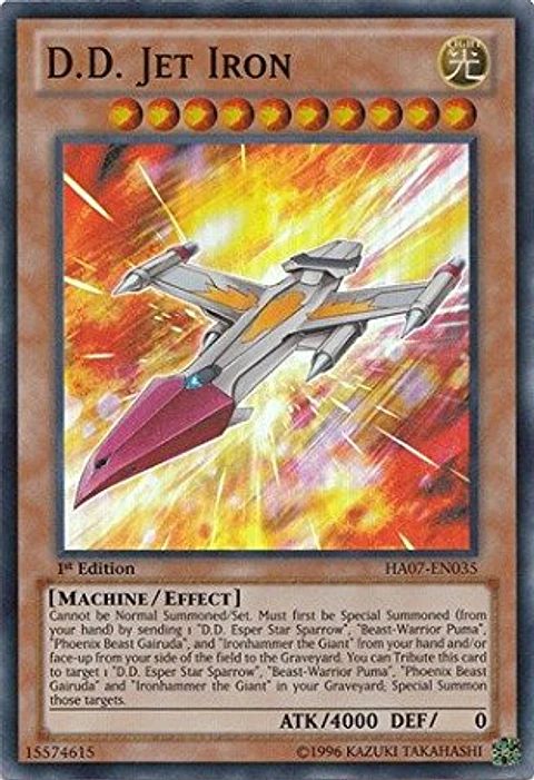 D.D. Jet Iron - HA07-EN035 - Super Rare 