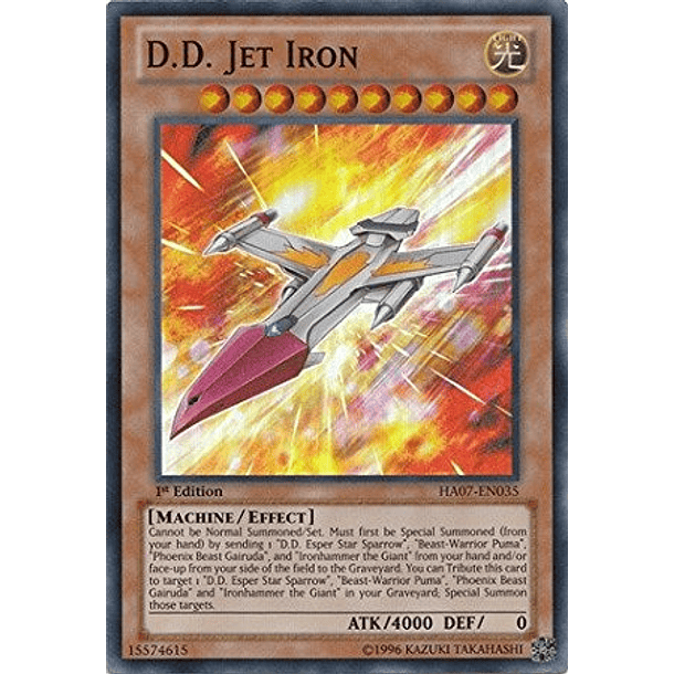 D.D. Jet Iron - HA07-EN035 - Super Rare 