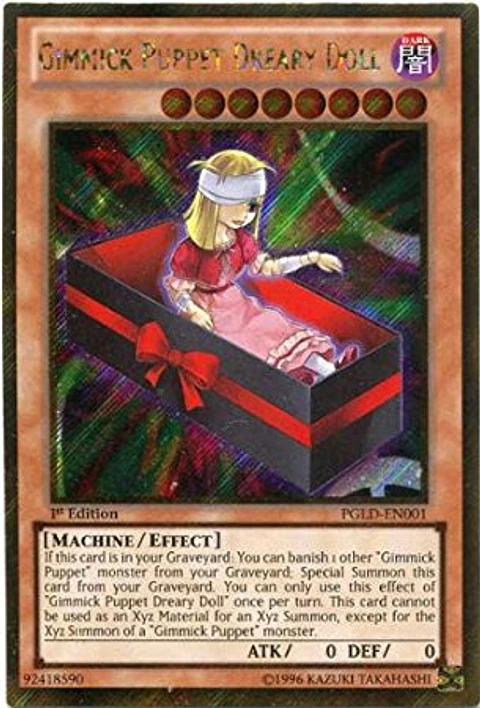 Gimmick Puppet Dreary Doll - PGLD-EN001 - Gold Secret Rare 