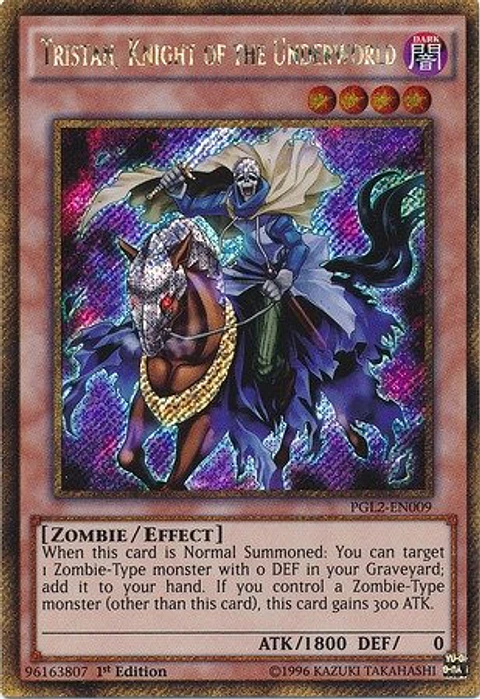 Tristan, Knight of the Underworld - PGL2-EN009 - Gold Secret 
