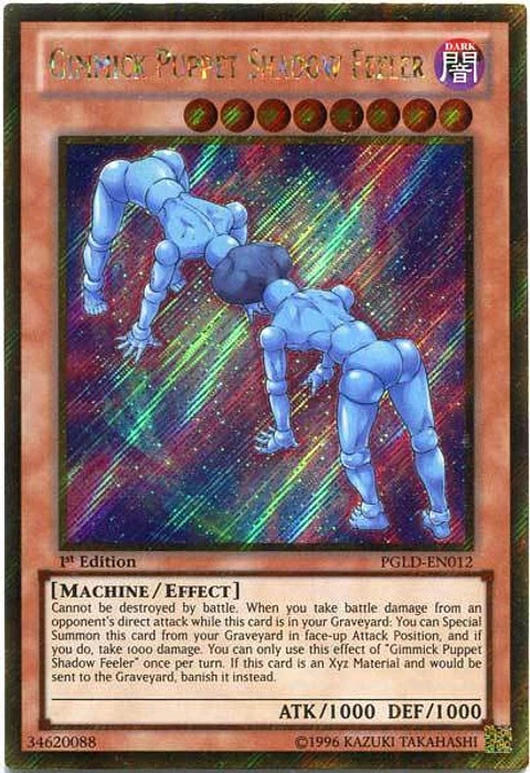 Gimmick Puppet Shadow Feeler - PGLD-EN012 - Gold Secret Rare (español)