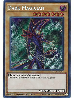 Dark Magician - CT14-EN001 - Secret Rare Limited Edition 