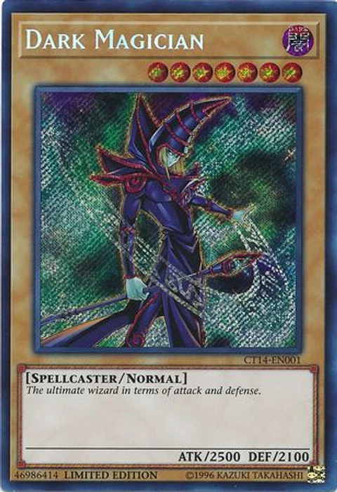 Dark Magician - CT14-EN001 - Secret Rare Limited Edition 