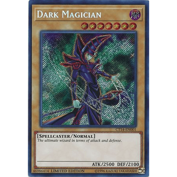 Dark Magician - CT14-EN001 - Secret Rare Limited Edition 