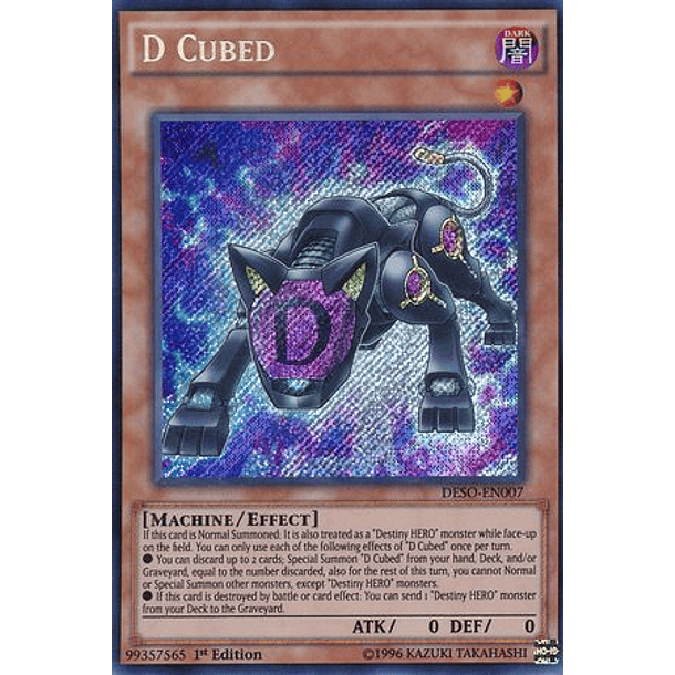 D Cubed - DESO-EN007 - Secret Rare