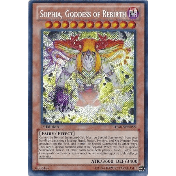Sophia, Goddess of Rebirth - HA07-EN055 - Secret Rare 
