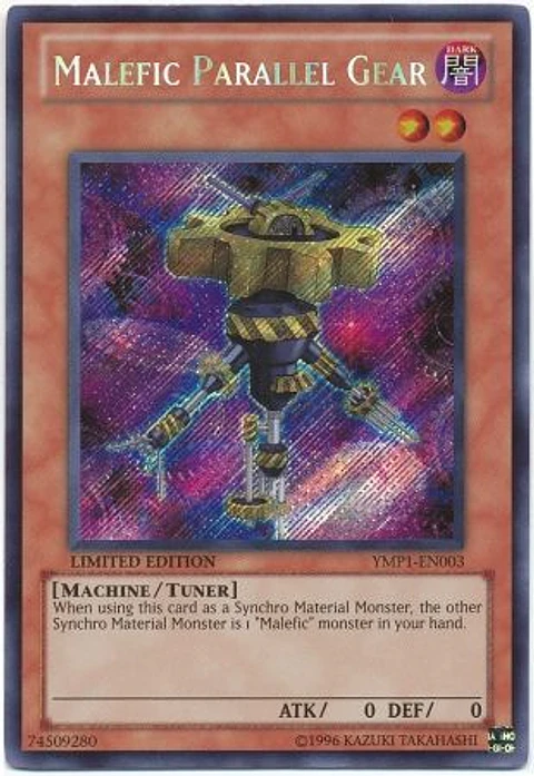 Malefic Parallel Gear - YMP1-EN003 - Secret Rare