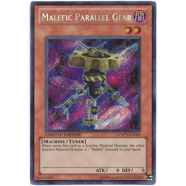 Malefic Parallel Gear - YMP1-EN003 - Secret Rare