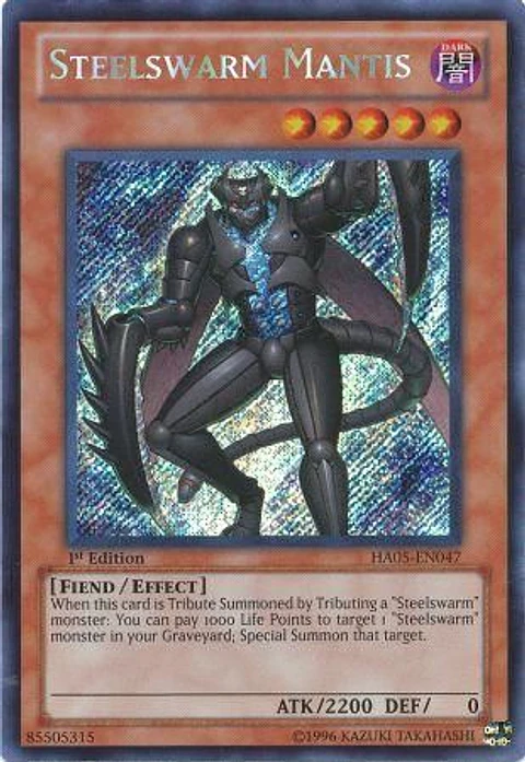 Steelswarm Mantis - HA05-EN047 - Secret Rare