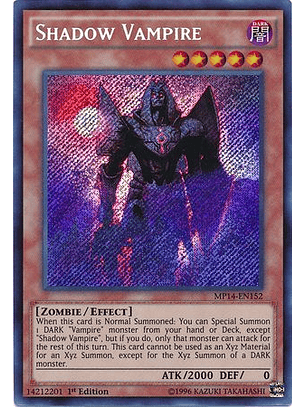 Shadow Vampire - MP14-EN152 - Secret Rare